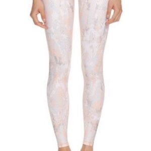 Alo Yoga Brand Women’s Peach Snake Patterned Leggings - Size Small